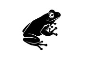 Frog Silhouette Vector Bundle, an Illustration by jahid234 (Thumbnail 23 of 46)