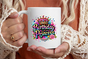 Girly Birthday Png Birthday Princess, an Illustration by designcity5 (Thumbnail 6 of 8)