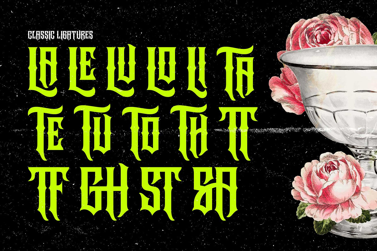 Underock - Blackletter Style, a Blackletter Font by Arterfak Project (Photo 11 of 11)