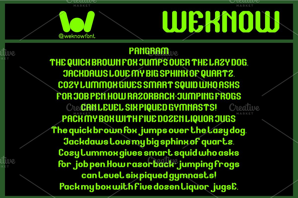 The Time font, a Font by weknow (Photo 6 of 8)