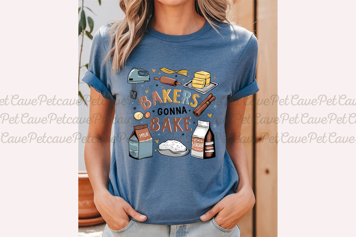 Bake It Happen Funny Baking Bundle, a Graphic by Pet Cave (Photo 8 of 9)