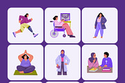 Diversity Illustrations Art Set, a Person Illustration by Brickclay (Thumbnail 7 of 10)