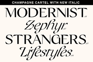 Champagne Cartel, a Serif Font by Tropical Type