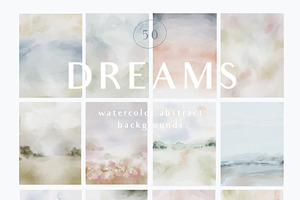 Watercolor Soft Abstract Background