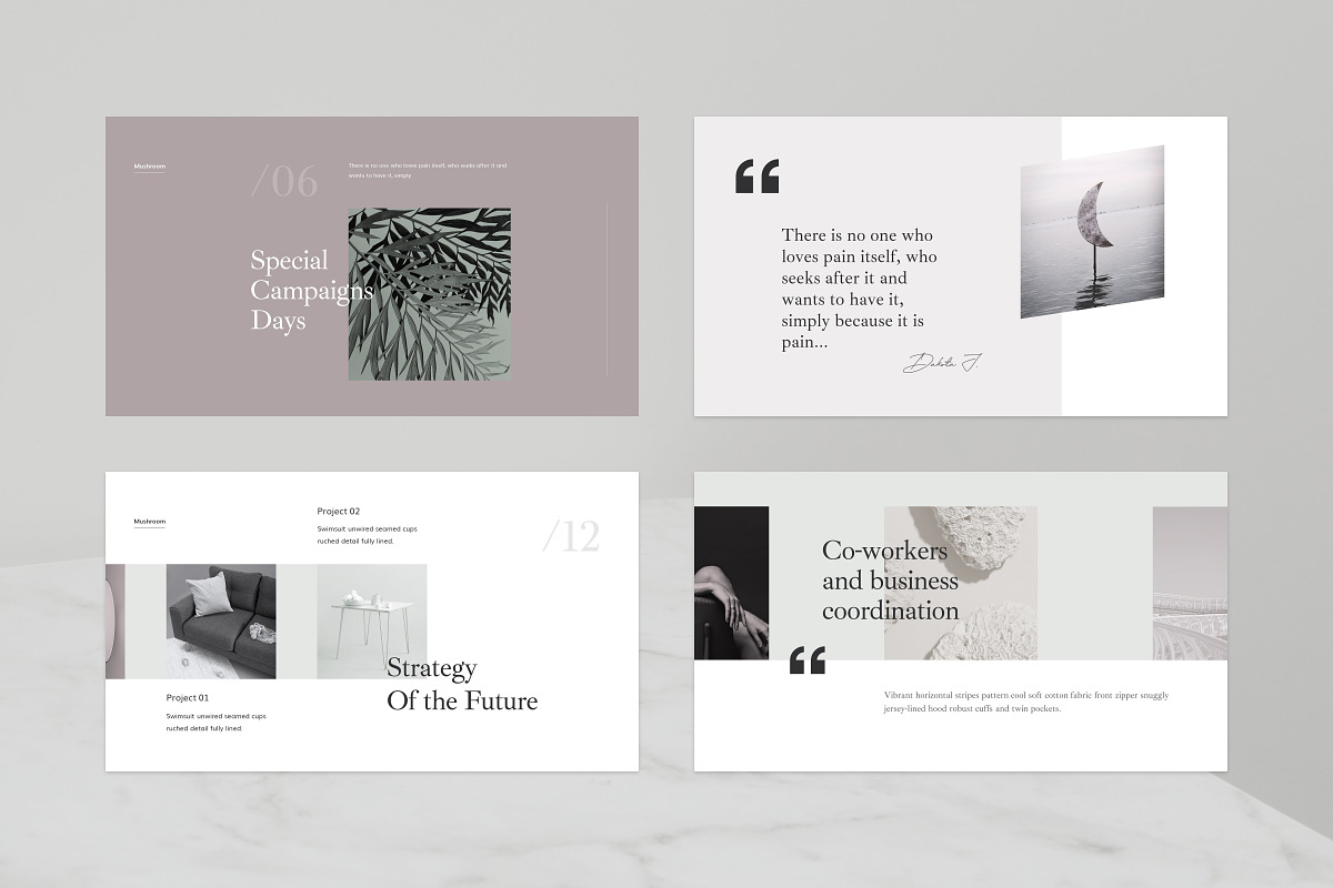 Mushroom PowerPoint Presentation, a Presentation Template by Goashape Studio (Photo 4 of 19)