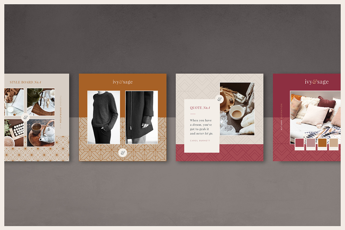 Soirée | Social Media Pack, a Social Media Template by Marigold Studios (Photo 4 of 12)