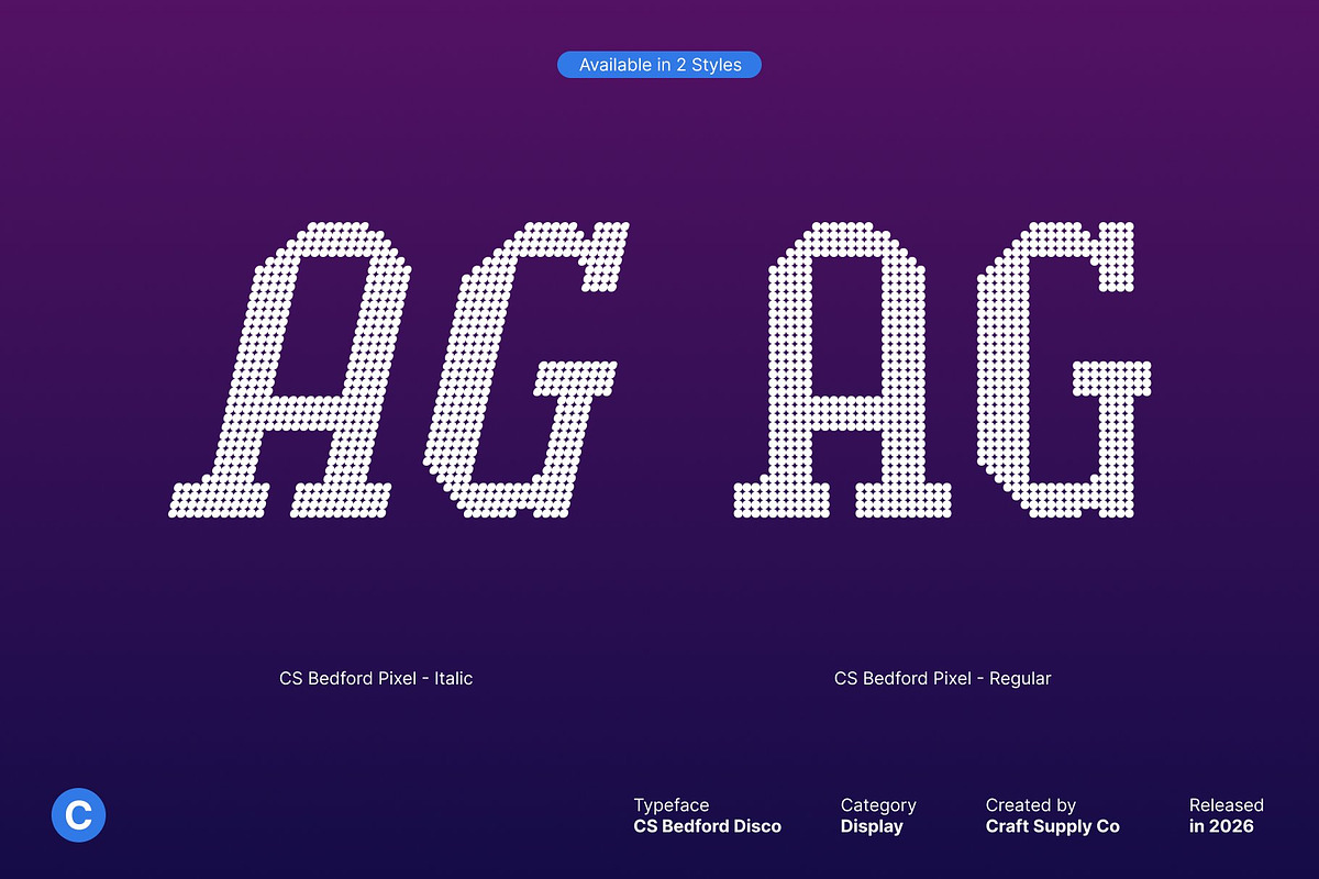 CS Bedford Disco, a Slab Serif Font by Craft Supply Co. (Photo 4 of 8)