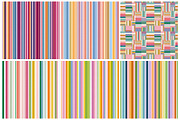 Candy Colors Stripes Digital Paper, an Illustration by Daily.Designs (Thumbnail 2 of 5)