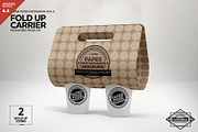 Fold Up Drink Carrier Mockup, a Cups & Container Mockup by INCDesign (Thumbnail 1 of 9)