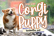 Corgi Puppy - Handwritten Font, a Font by Dm Studio (Thumbnail 1 of 6)