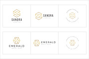 300 Geometric Premade Logo Bundle, a Branding & Logo Template by XpertgraphicD (Thumbnail 61 of 63)