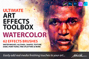 Ultimate Art Effects – Watercolor, a Brush Add-On by Nathan Brown (Thumbnail 1 of 6)