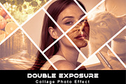 Double Exposure Collage Photo Effect, a Layer Style Add-On by studiogstock (Thumbnail 1 of 2)