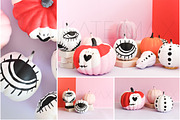 Painted Pumpkins Styled Stock Photo, a Holiday Photo by Styled Stock House (Thumbnail 2 of 3)