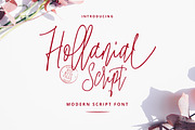 Hollanial Script, a Script Font by Thirtypath Studio (Thumbnail 1 of 10)