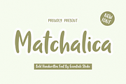 Matchalica, a Font by Essentials Studio (Thumbnail 1 of 8)