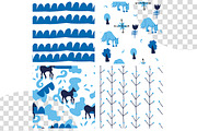 Christmas horse pattern, a Pattern Graphic by Lucyinyourheart (Thumbnail 4 of 10)