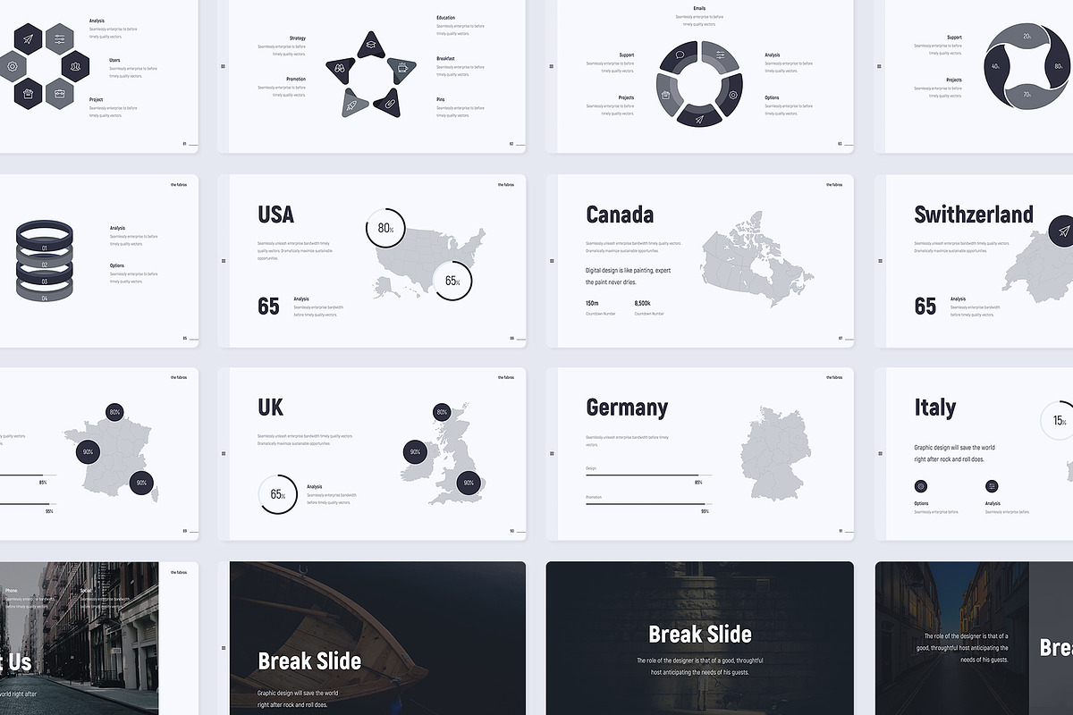 Fabros - Minimal & Creative Template, a Presentation Template by UDEA Store (Photo 11 of 15)