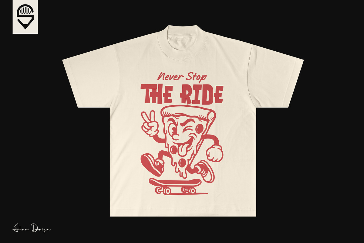 Never stop the ride, T-shirt, a Sport Illustration by shaondesigns (Photo 4 of 7)