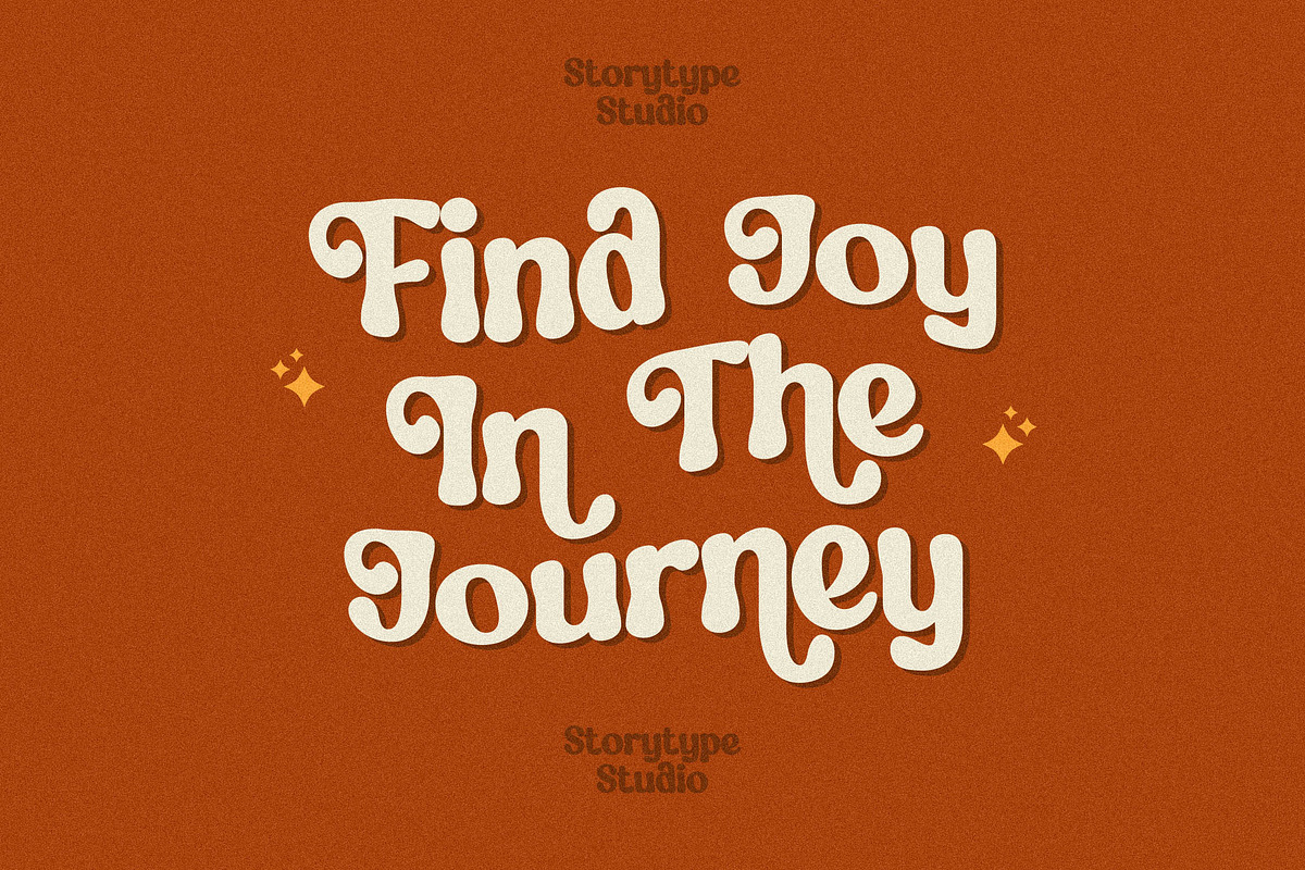 Muloka Kerash Chunky Retro Font, a Sans Serif Font by Storytype Studio (Photo 9 of 15)