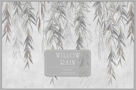 Fresco collection Willow rain, a Wallpaper Graphic by Natalia0307