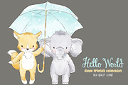 Cute Baby Shower Balloon Animals, an Animal Illustration by Magic Story Studio (Thumbnail 3 of 3)