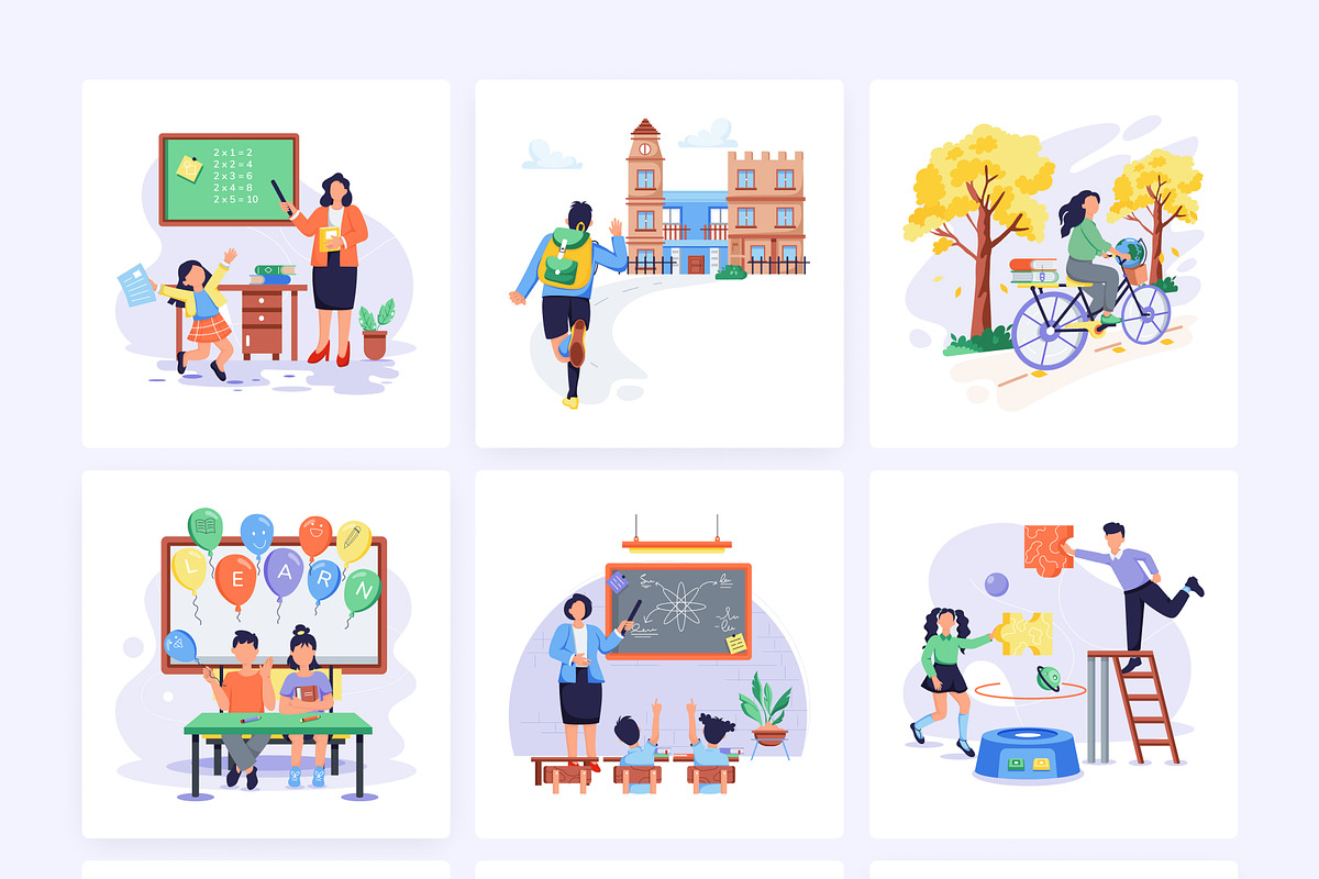 Back to School Illustrations, an Emoji Icon by Vectors Market (Photo 5 of 6)