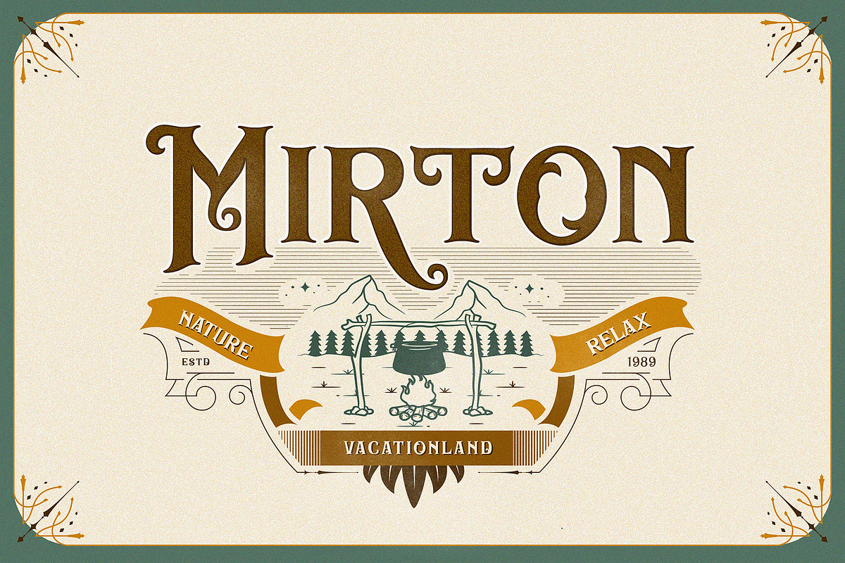 Burnic | Victorian Display Font, a Serif Font by StoricType (Photo 8 of 11)