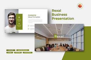 Rexal Business Powerpoint Template, a Presentation Template by Fortyone