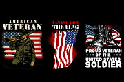 Set of Veteran design pack no 2, an Illustration by The BolzStudio (Thumbnail 2 of 11)