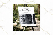 Funeral Welcome Sign B&W Canva FR004, a Poster Template by TyphoonStudio (Thumbnail 7 of 10)