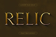 Luxury Old Gold Text Effect, a Layer Style Add-On by studiogstock (Thumbnail 1 of 2)
