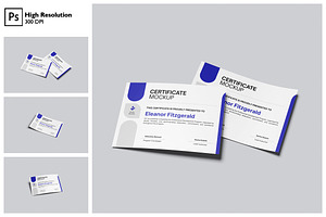 Certificate Branding Mockup