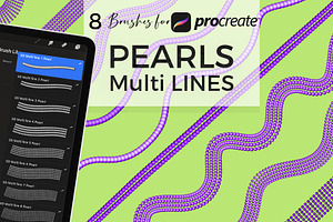 Multi Lines Pearl Procreate Brushes