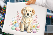 Whimsical Easter Dogs Clipart, an Illustration by SinaCreation (Thumbnail 9 of 11)