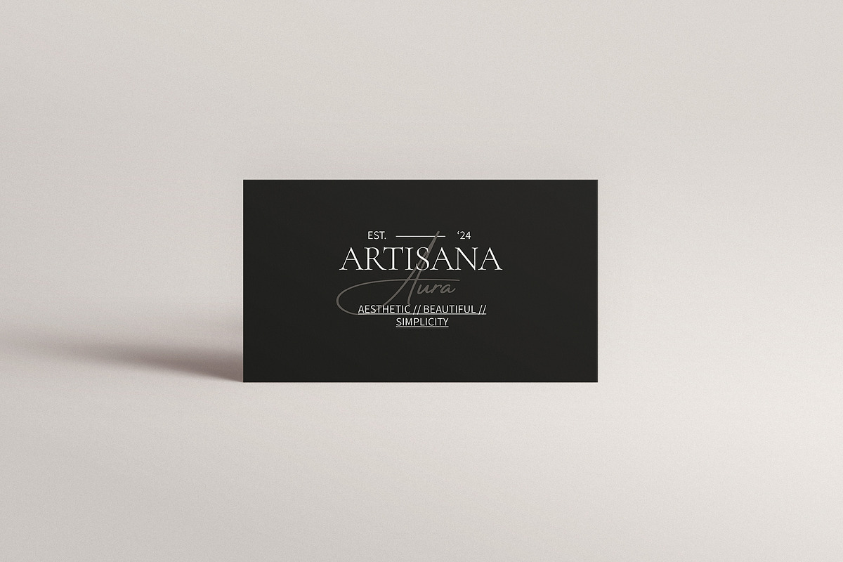 Minimal Business Card Template, a Business Card Template by ArtisanaAura (Photo 5 of 7)