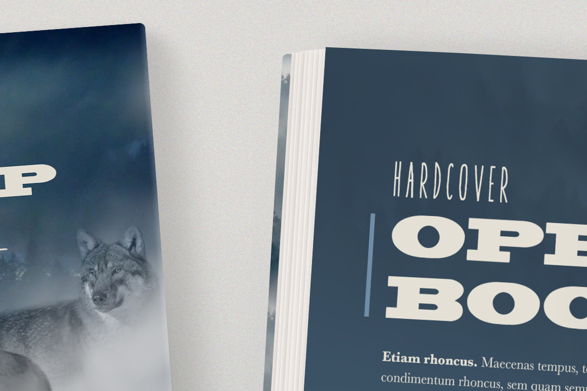 Open Hardcover Book Mockup (Square), a Print Template by ArtefShop (Photo 9 of 22)