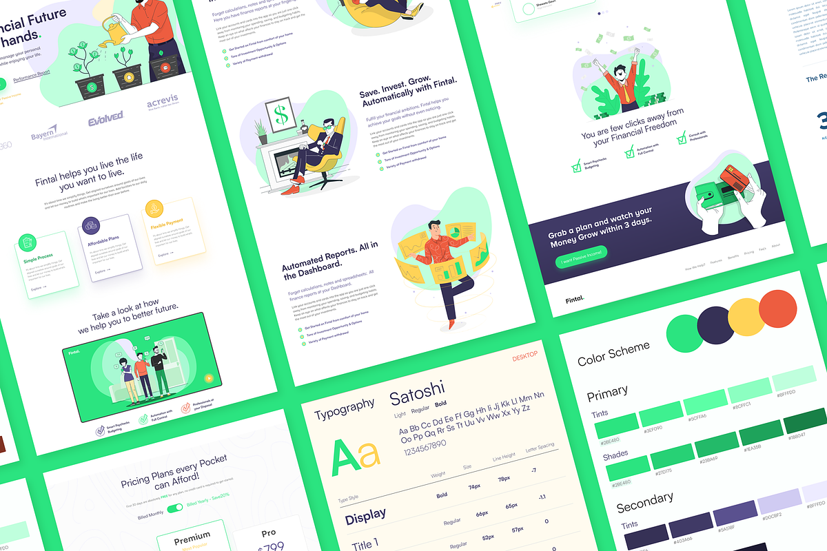 Fintal - Finance Landing Page, a Landing Page Template by byalikhan (Photo 4 of 6)
