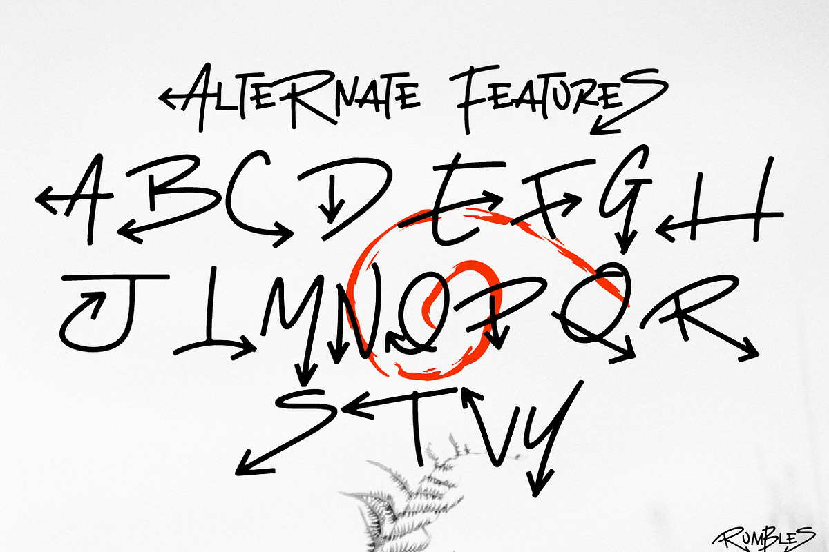 Rumbles - Graffiti Type, a Handwritten Font by NuType (Photo 4 of 10)