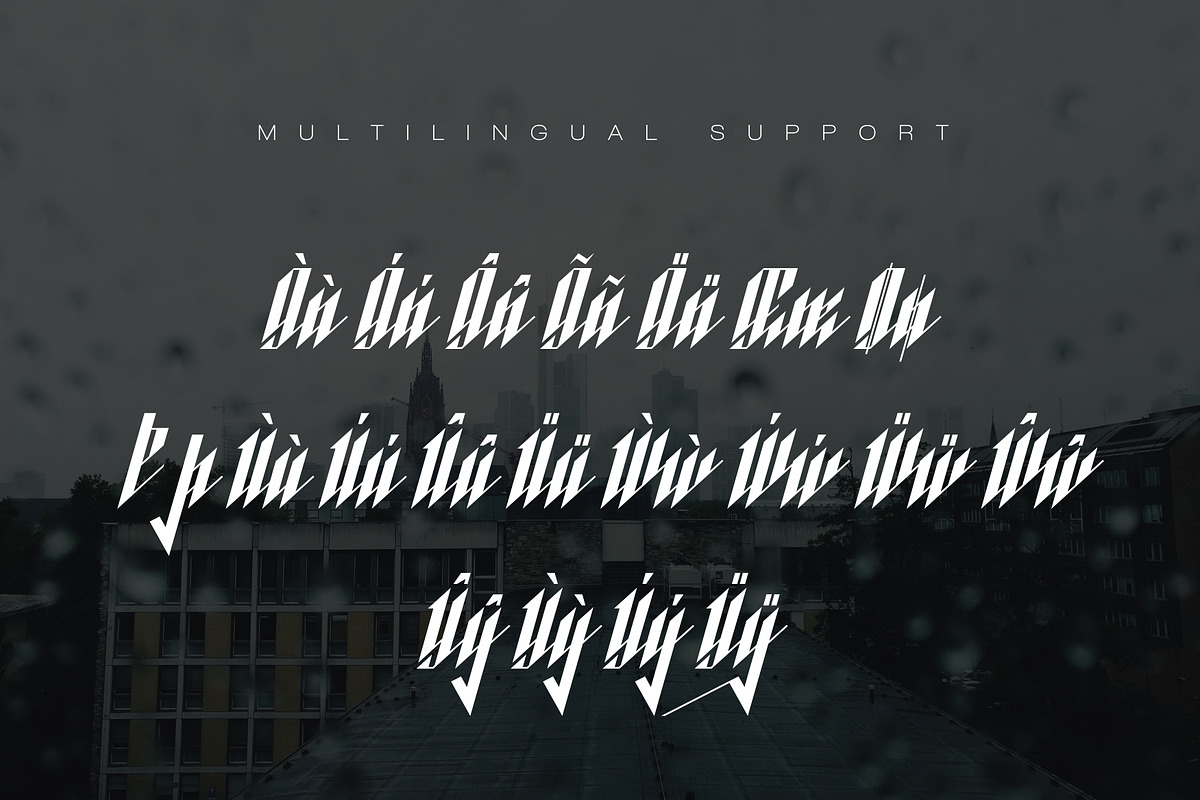 Blackburn - Modern Blackletter Font, a Blackletter Font by ashenterprise (Photo 14 of 14)