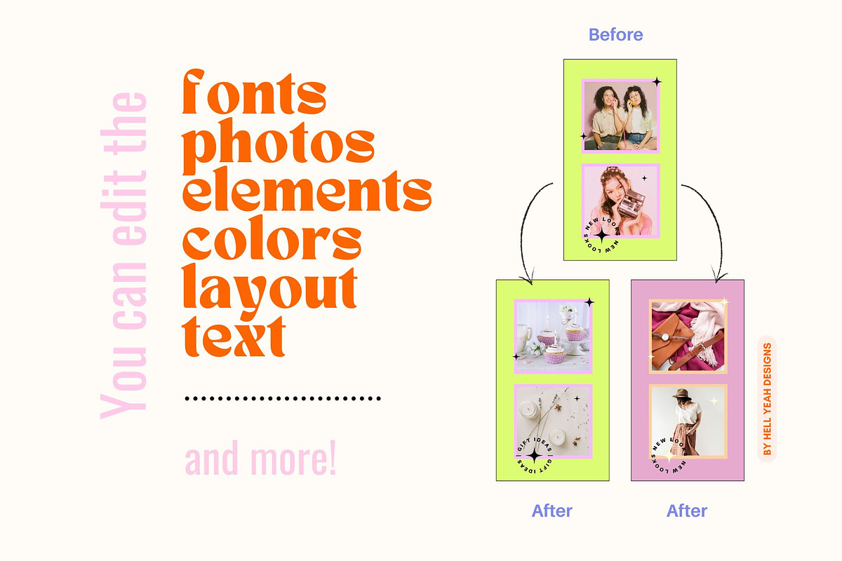 Ecommerce Branding Starter Kit Canva, a Branding & Logo Template by Hell Yeah Designs (Photo 9 of 11)