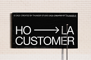 Outdoor Billboard Mockup, a Mockup by Thunder Studio (Thumbnail 2 of 2)