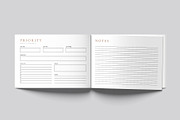 Daily Planner Template Landscape, a Stationery Template by DesignCrest (Thumbnail 7 of 8)