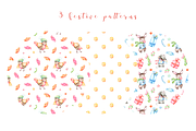 Very Merry Christmas Watercolor set, an Animal Illustration by Tatiana Troian (Thumbnail 5 of 9)
