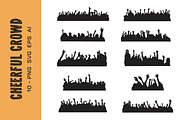 Cheerful crowd silhouette, a Person Illustration by Syaeful Anas (Thumbnail 1 of 2)