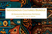 Indigenous Cultures Designs, a Pattern Graphic by karenfoleyphoto (Thumbnail 1 of 6)