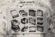 Hand-Drawn Soap Making Vector Set, a Healthcare Illustration by Yevheniia (Thumbnail 4 of 11)