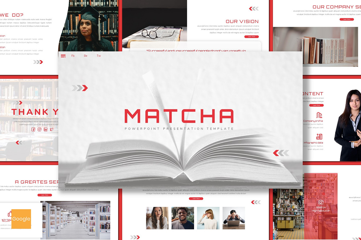Matcha - Google Slides Template, a Presentation Template by inspirasign