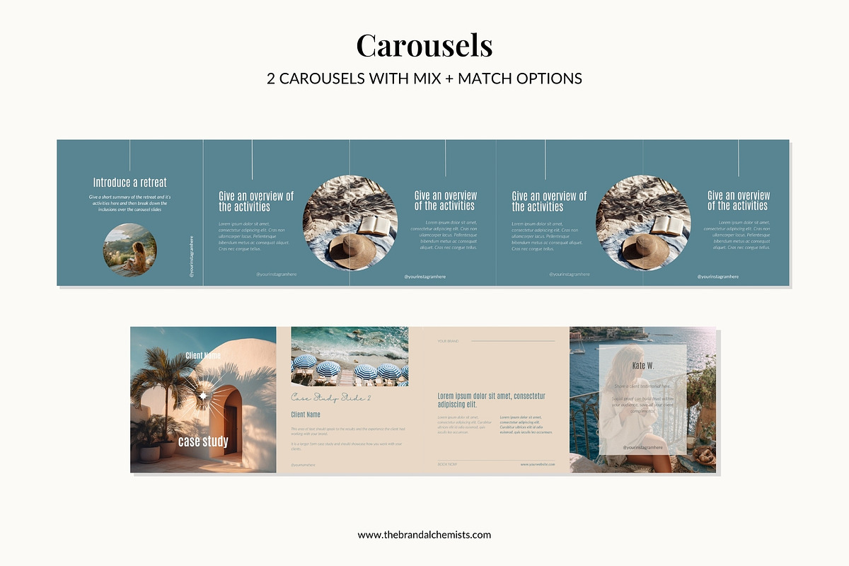 Island Dreaming Instagram Templates, a Social Media Template by The Brand Alchemists (Photo 7 of 13)