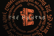 Blackink - Blackletter Font, a Blackletter Font by Dirtyline Studio (Thumbnail 5 of 16)